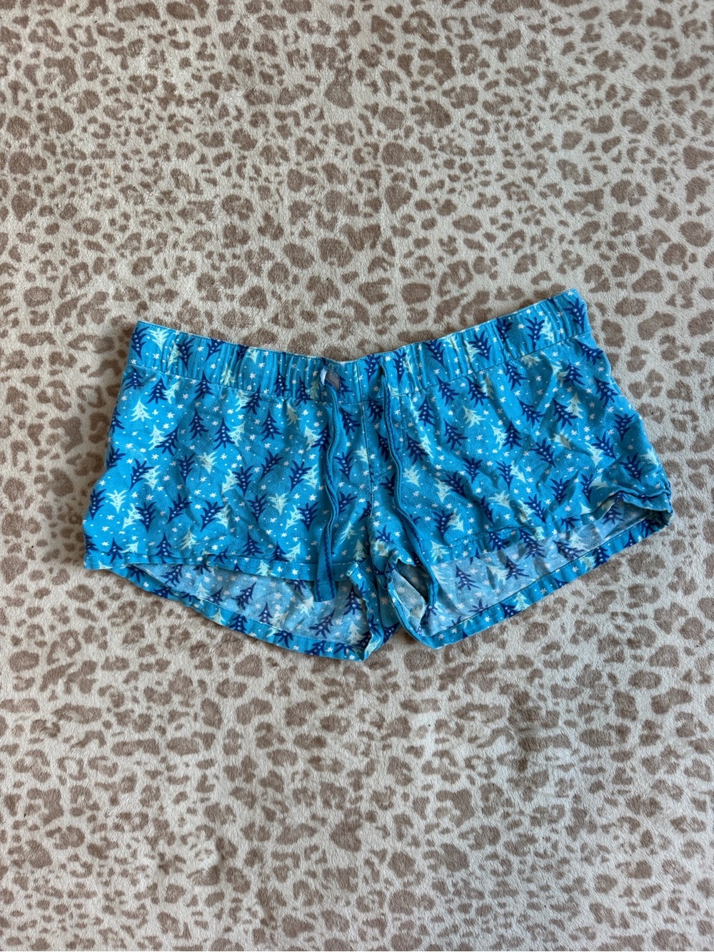 Xhilaration Winter Christmas Tree Pajama Shorts